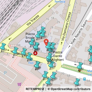 Mappa Piazza Dante Alighieri, 27100 Pavia PV, Italia (0.06154)