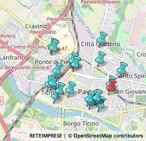 Mappa Piazza Dante Alighieri, 27100 Pavia PV, Italia (0.8605)