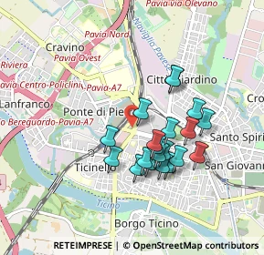 Mappa Piazza Dante Alighieri, 27100 Pavia PV, Italia (0.745)