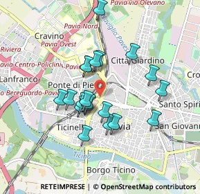 Mappa Piazza Dante Alighieri, 27100 Pavia PV, Italia (0.739)
