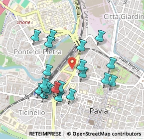 Mappa Piazza Dante Alighieri, 27100 Pavia PV, Italia (0.458)