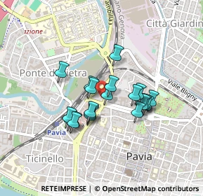Mappa Piazza Dante, 27100 Pavia PV, Italia (0.33)