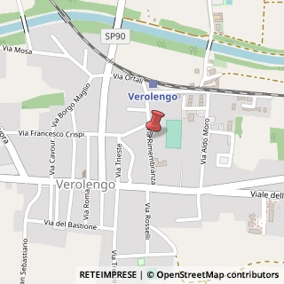 Mappa Via della rimembranza 11, 10038 Verolengo, Torino (Piemonte)