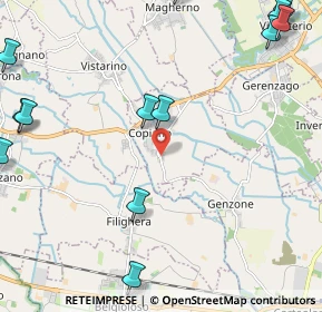 Mappa Via Mascagni, 27010 Copiano PV, Italia (3.18308)