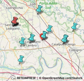 Mappa Via Giuseppe Garibaldi, 26814 Livraga LO, Italia (8.6095)