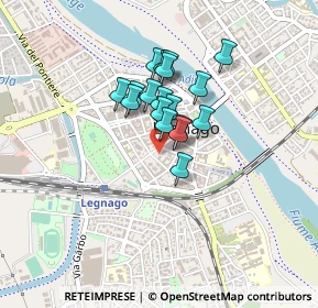 Mappa Via XX Settembre, 37045 Legnago VR, Italia (0.28333)