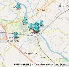 Mappa Viale dei Caduti, 37045 Legnago VR, Italia (0.92818)