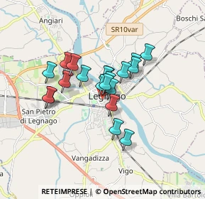 Mappa Viale dei Caduti, 37045 Legnago VR, Italia (1.197)