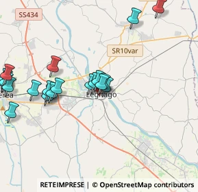 Mappa Viale dei Caduti, 37045 Legnago VR, Italia (4.325)