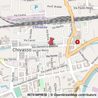 Mappa Via Roma, 8, 10034 Chivasso, Torino (Piemonte)