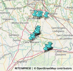 Mappa Via Villa Jemoli, 27100 Pavia PV, Italia (9.619)
