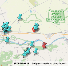 Mappa Viale 13040, 13040 Fontanetto po VC, Italia (5.145)