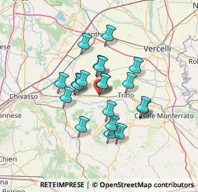 Mappa Viale 13040, 13040 Fontanetto po VC, Italia (10.3515)