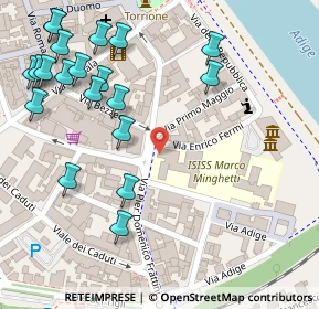 Mappa Via I Maggio, 37045 Legnago VR, Italia (0.165)