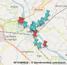 Mappa Via I Maggio, 37045 Legnago VR, Italia (1.12889)