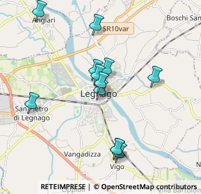 Mappa Via I Maggio, 37045 Legnago VR, Italia (1.7425)