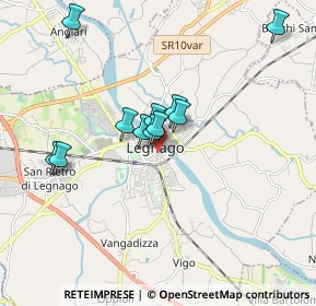 Mappa Via I Maggio, 37045 Legnago VR, Italia (1.49182)