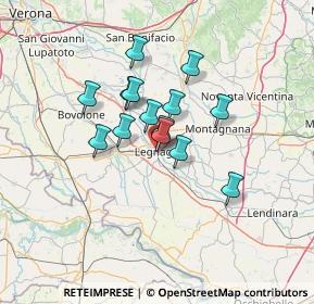 Mappa Via I Maggio, 37045 Legnago VR, Italia (9.54071)