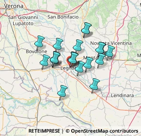 Mappa Via I Maggio, 37045 Legnago VR, Italia (9.7525)