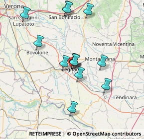 Mappa Via I Maggio, 37045 Legnago VR, Italia (13.60154)