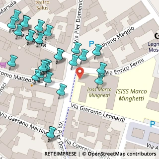 Mappa Via I Maggio, 37045 Legnago VR, Italia (0.06786)