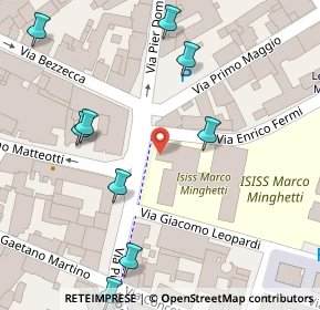 Mappa Via I Maggio, 37045 Legnago VR, Italia (0.128)