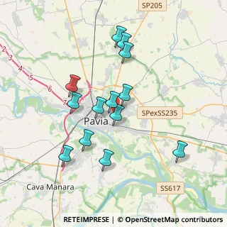Mappa Via Assi S. Paolo, 27100 Pavia PV, Italia (3.34846)