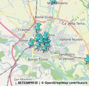 Mappa Viale Argonne, 27100 Pavia PV, Italia (1.25818)