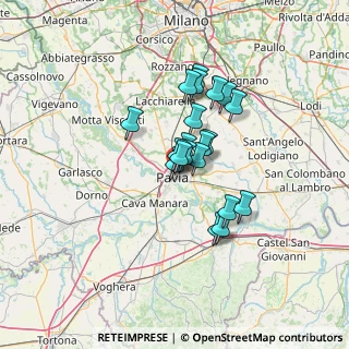 Mappa Pavia, 27100 Pavia PV, Italia (9.4365)
