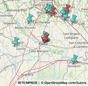 Mappa Viale Bligny, 27100 Pavia PV, Italia (16.15625)