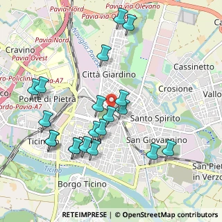 Mappa Pavia, 27100 Pavia PV, Italia (1.049)
