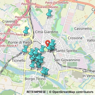 Mappa Pavia, 27100 Pavia PV, Italia (0.8645)