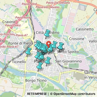 Mappa Pavia, 27100 Pavia PV, Italia (0.5395)