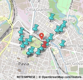 Mappa Viale Argonne, 27100 Pavia PV, Italia (0.4015)