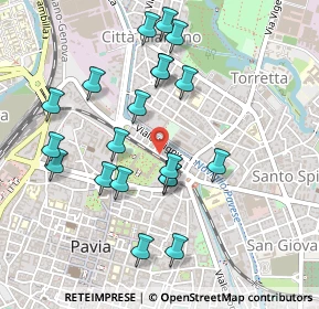 Mappa Viale Argonne, 27100 Pavia PV, Italia (0.481)