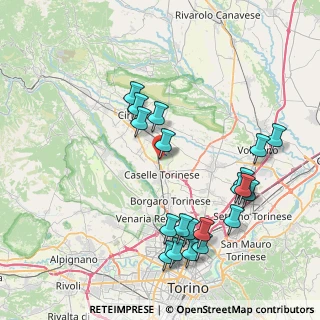 Mappa Torino Airport, 10072 Torino TO, Italia (8.8435)