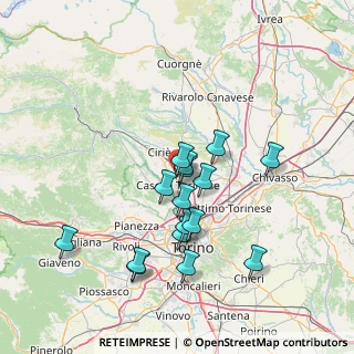 Mappa Torino Airport, 10072 Torino TO, Italia (12.975)