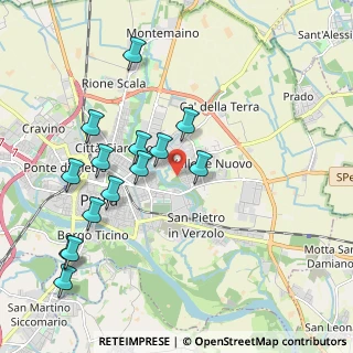 Mappa Strada Rosio, 27100 Pavia PV, Italia (2.10786)