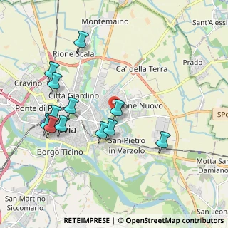 Mappa Strada Rosio, 27100 Pavia PV, Italia (2.07167)