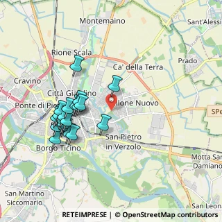 Mappa Strada Rosio, 27100 Pavia PV, Italia (1.885)