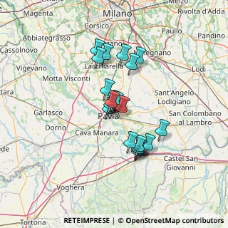 Mappa Strada Rosio, 27100 Pavia PV, Italia (10.47)