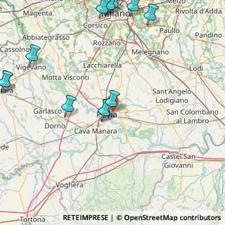 Mappa Strada Rosio, 27100 Pavia PV, Italia (24.74)