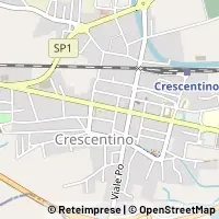 Mapa Crescentino