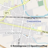 Mapa Crescentino
