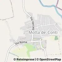 Mapa Motta de' Conti