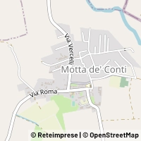 Map Motta de' Conti
