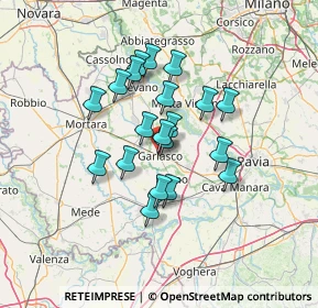Mappa Via Giosuè Carducci, 27026 Garlasco PV, Italia (10.486)