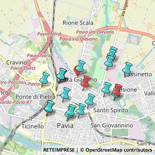 Mappa Piazzale S. Giuseppe, 27100 Pavia PV, Italia (0.9325)