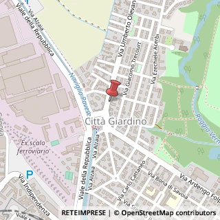 Mappa Via Umberto Olevano, 3b, 27100 Pavia, Pavia (Lombardia)