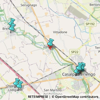 Mappa Via Vincenzo Bellini, 26841 Casalpusterlengo LO, Italia (3.25545)